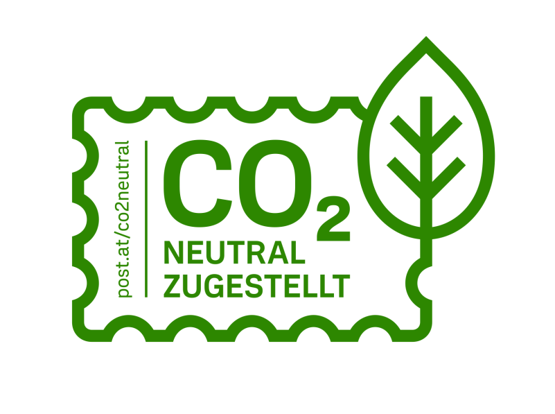 CO2 Neutral Logo mit URL RGB